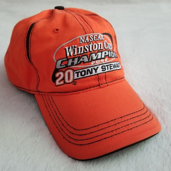 NASCAR #20 Tony Stewart 2002 Winston Cup Champion Cap Hat - Picture 1 of 12